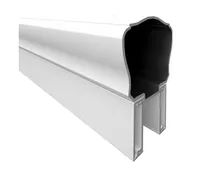 Image of an intricate handrail profile variation available for custom order aluminum deck railing system at Aurora Exteriors Inc Chatham.