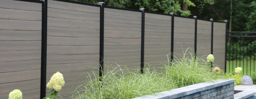 Expertly Constructed Privacy Fence Built by the Contractors at Aurora Exteriors Inc in Chatham-Kent Ontario